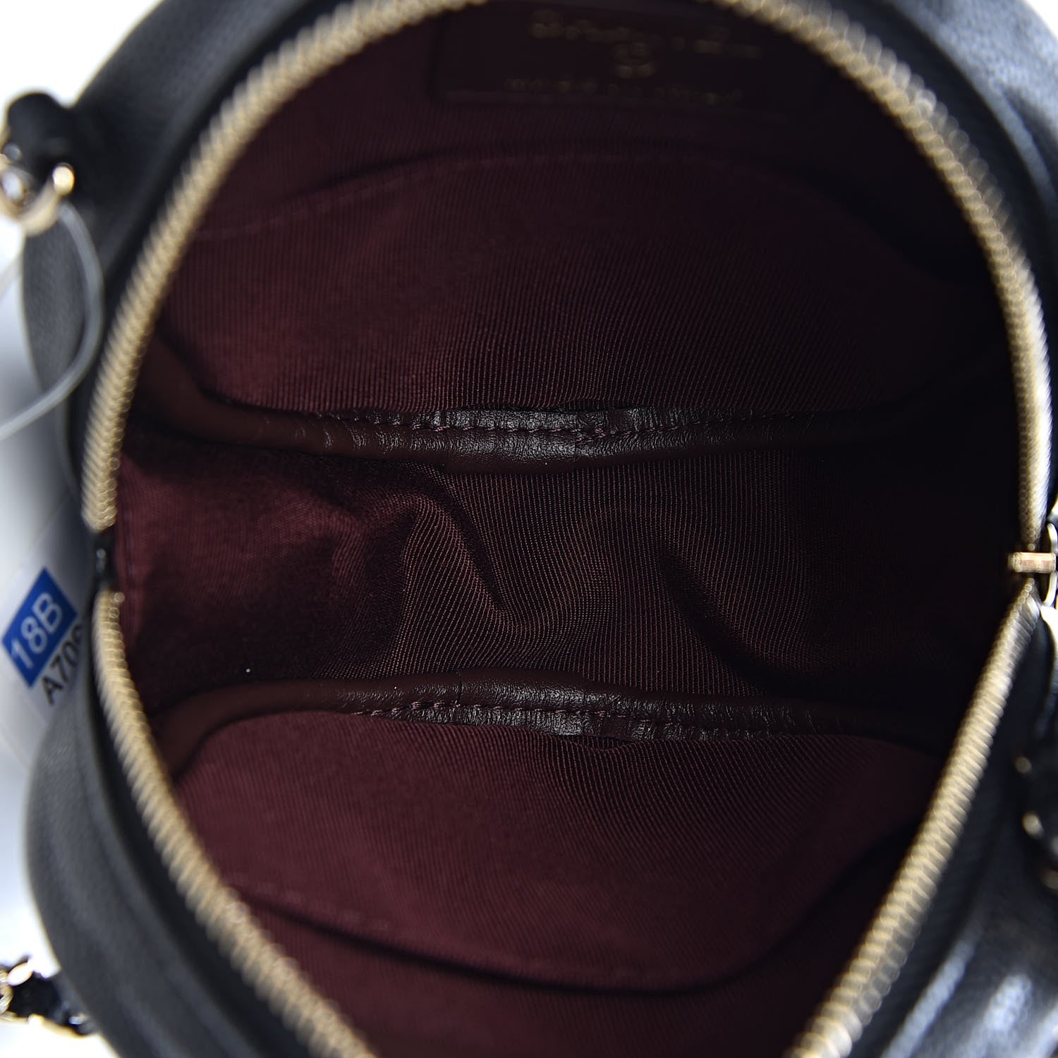 Chanel Caviar Quilted Round Clutch With Chain Black 5 of 11