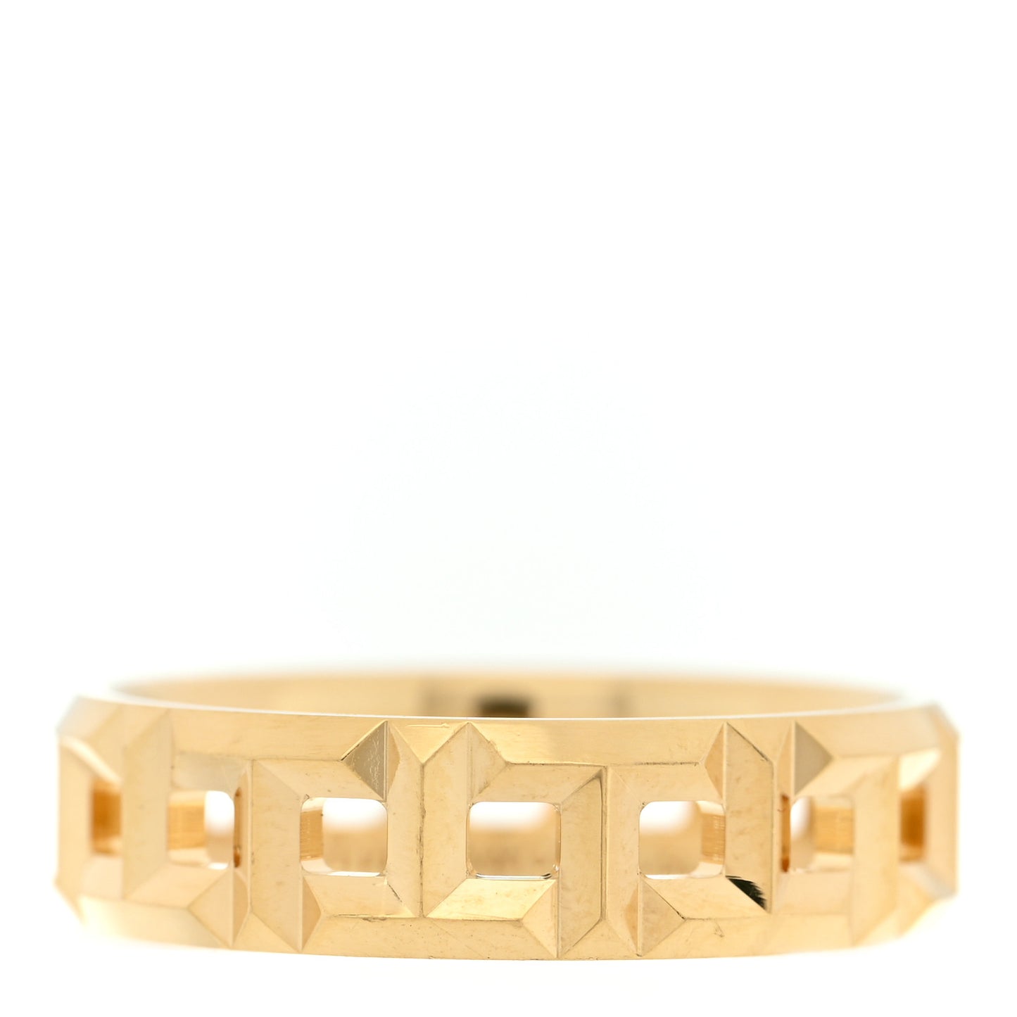18K Yellow Gold T True Wide Ring 57 8