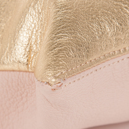 Fendi Vitello Chameleon Foldover Clutch Milk Gold Sand 6 of 9