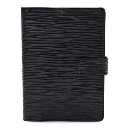 Louis Vuitton Epi Small Ring Agenda Cover Black 1 of 9