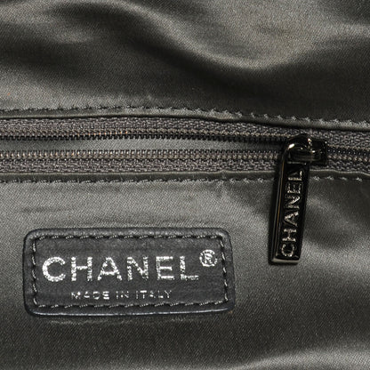 Chanel Lambskin Square Stitched Lax Tote Black 6 of 7