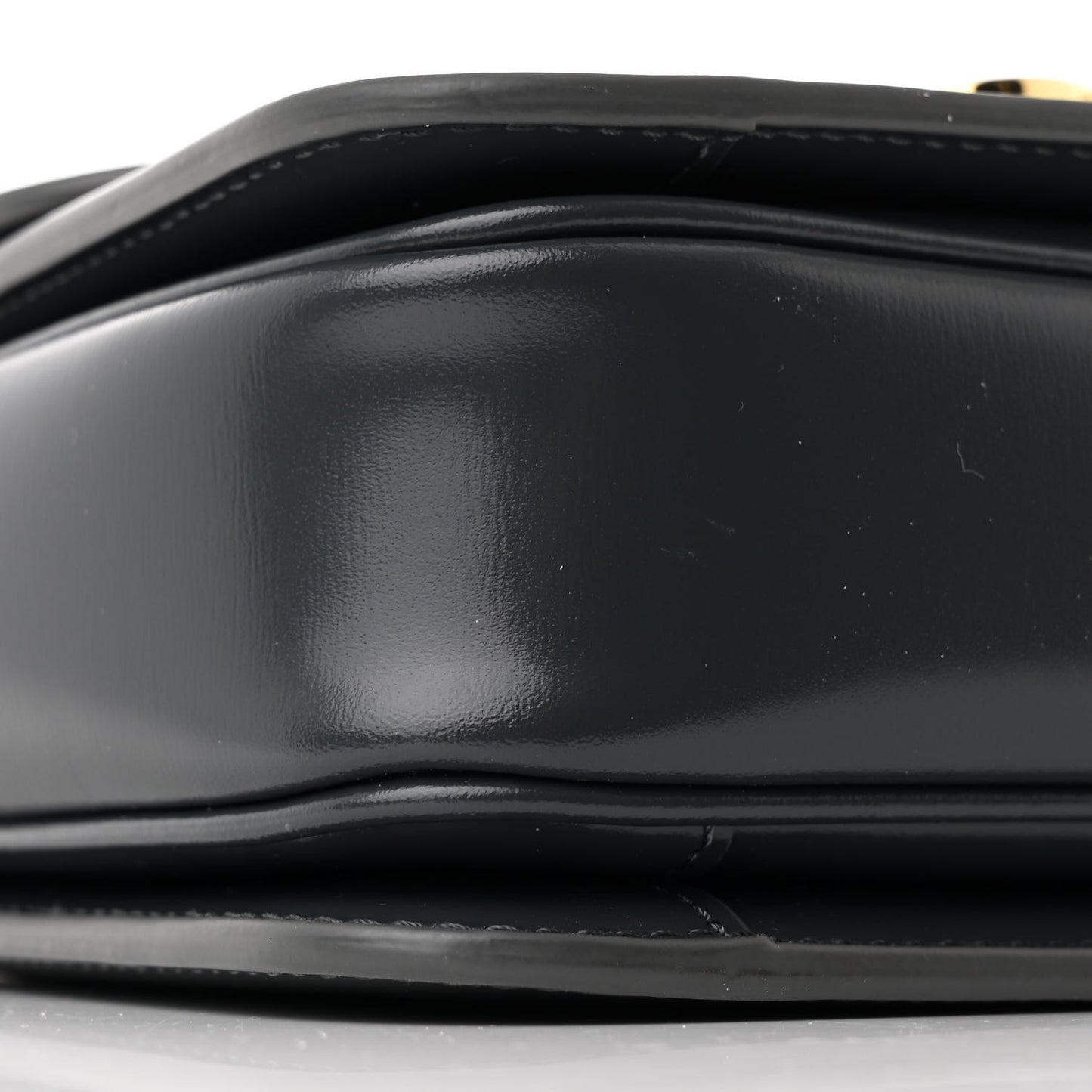 Shiny Calfskin Teen Triomphe Dark Grey