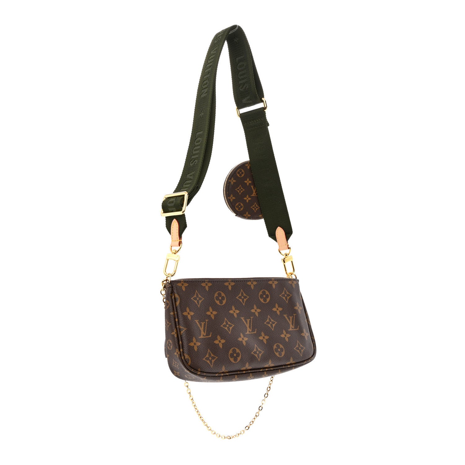 Louis Vuitton Monogram Multi Pochette Accessories Kaki 3 of 11