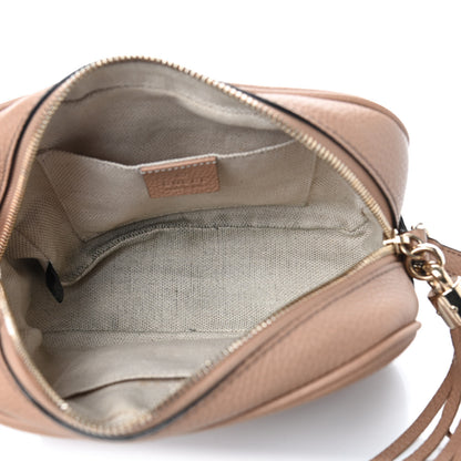 Gucci Pebbled Calfskin Small Soho Disco Bag Rose Beige 4 of 4