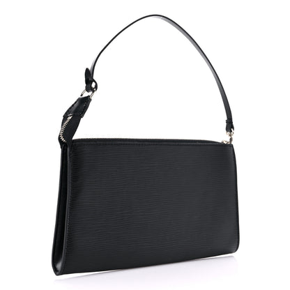 Louis Vuitton Epi Pochette Accessories 24 Black 3 of 10