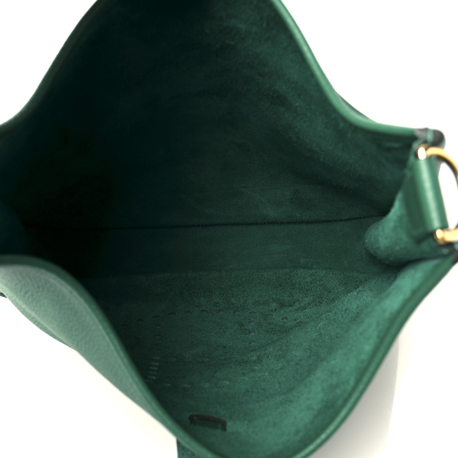 Hermes Taurillon Clemence EVELYNE III PM Malachite 5 of 11