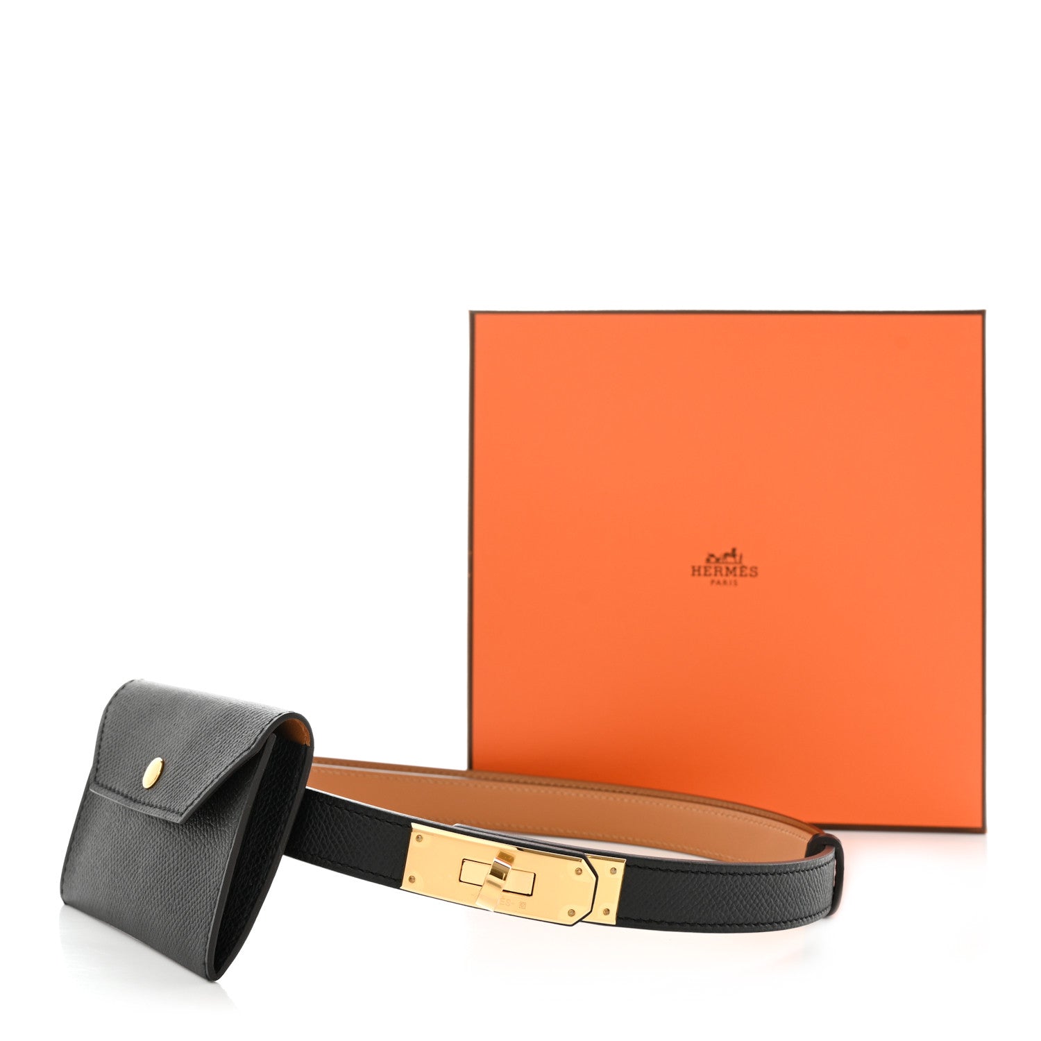 Hermes Epsom Kelly Pocket Belt Black 4 of 4