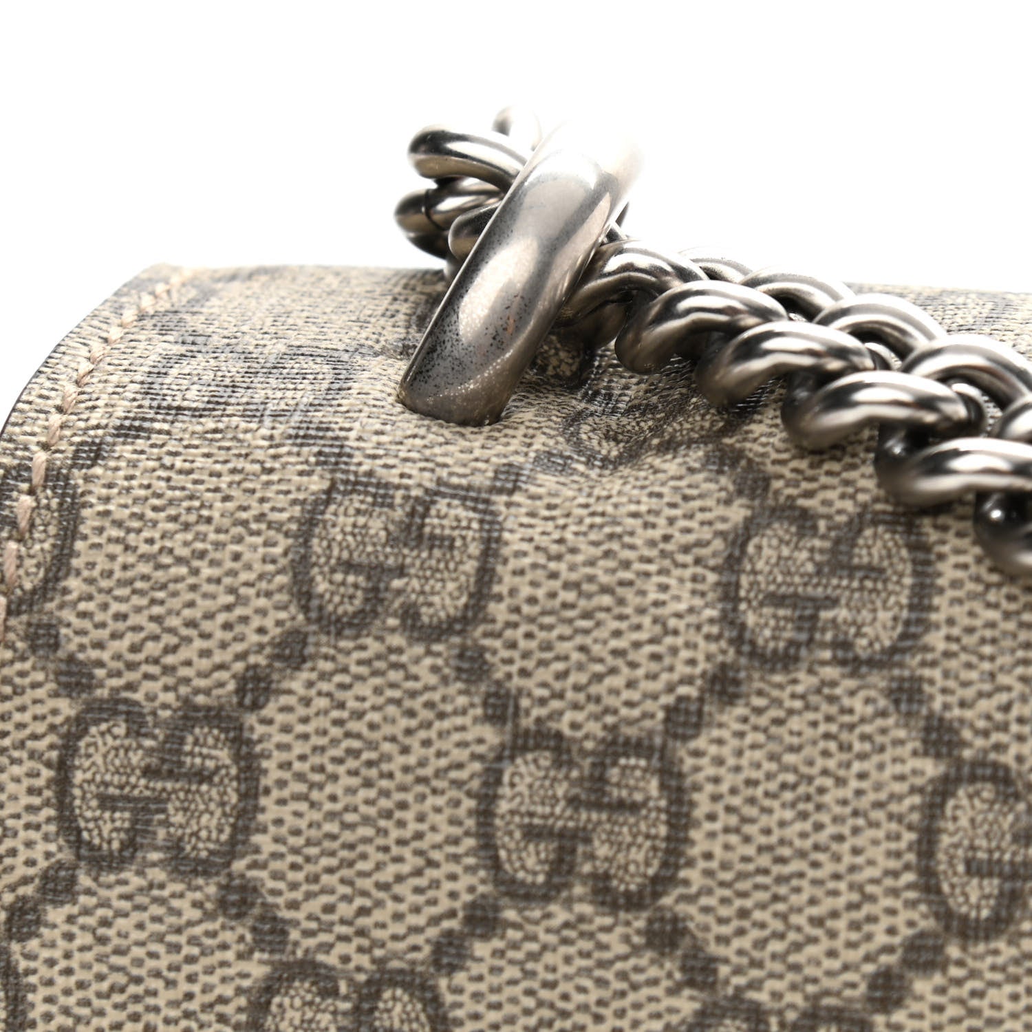 Gucci GG Supreme Monogram Small Dionysus Shoulder Bag Taupe 11 of 11