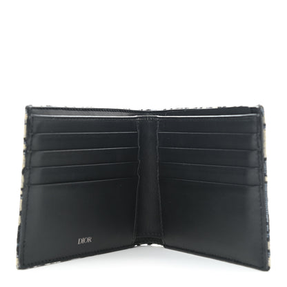 Christian Dior Oblique Compact Wallet Black 5 of 8