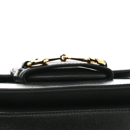 Gucci Azalea Calfskin Horsebit 1955 Shoulder Bag Black 5 of 12