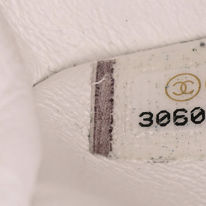 Chanel Caviar Quilted Medium Double Flap White 7 of 19