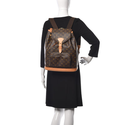 Louis Vuitton Monogram Montsouris GM Backpack 2 of 9
