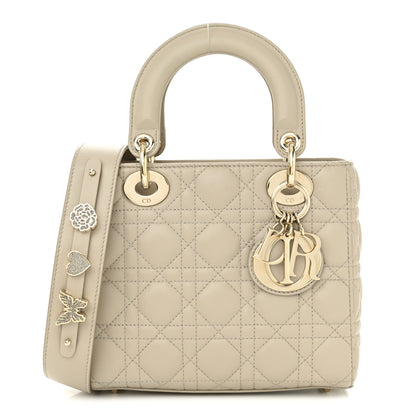 Christian Dior Lambskin Cannage Small My ABCDior Lady Dior Beige 1 of 10