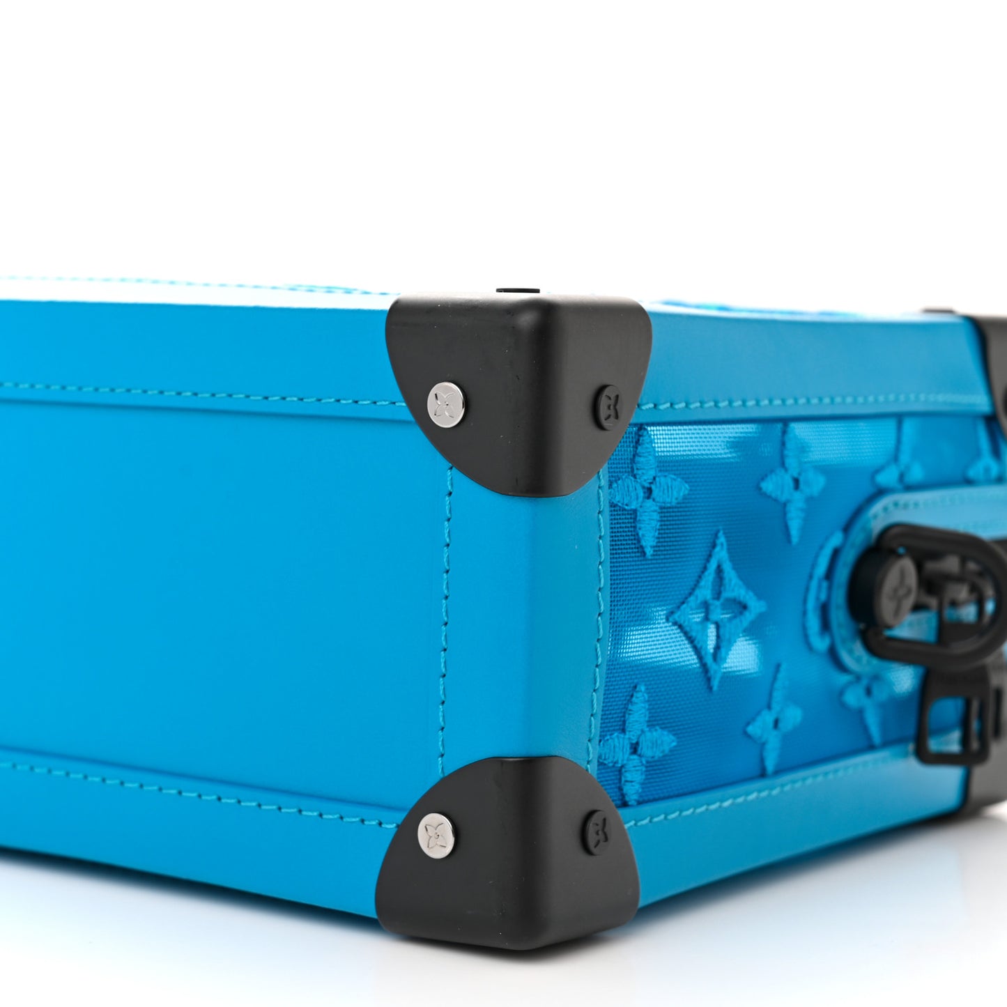 Monogram See Through Soft Trunk Turquoise