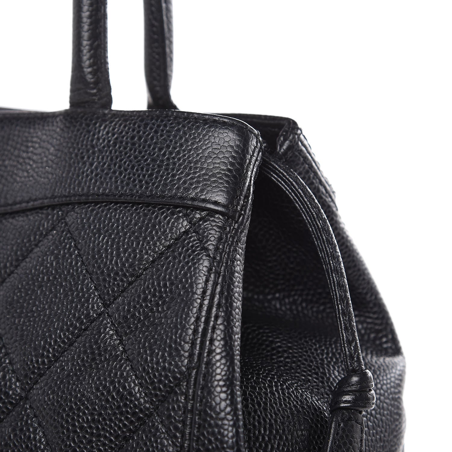 Chanel Caviar Quilted CC Shopping Tote Black 11 of 11