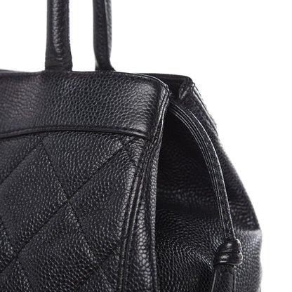Chanel Caviar Quilted CC Shopping Tote Black 11 of 11