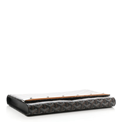 Goyard Goyardine Monte Carlo Bois Clutch Black 4 of 11