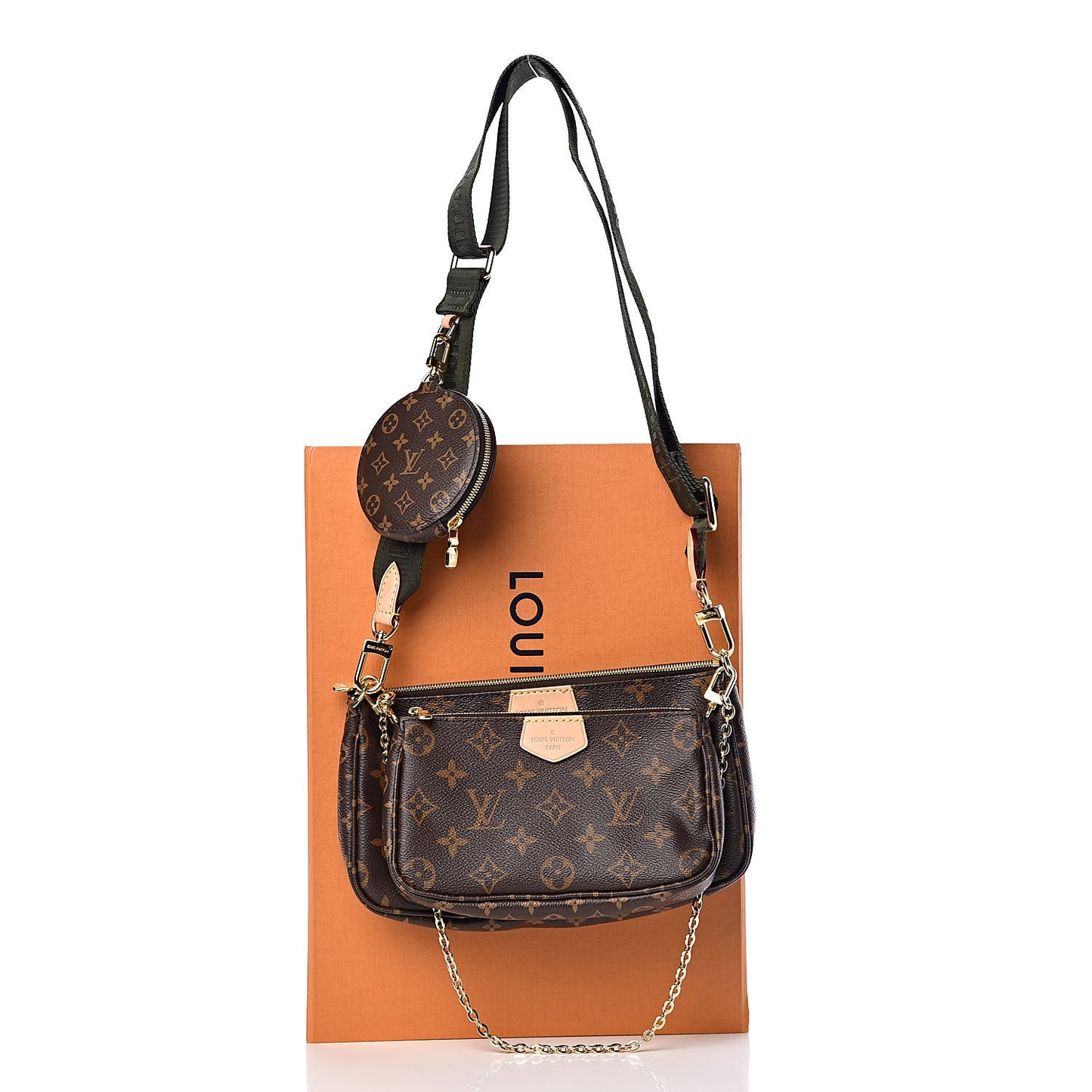Monogram Multi Pochette Accessories Kaki