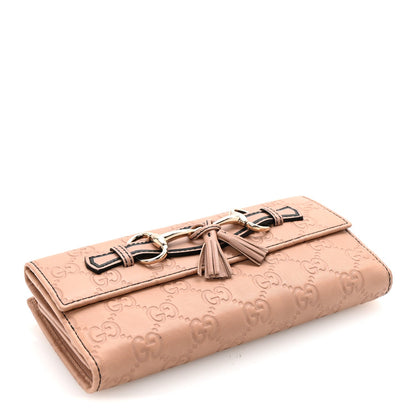 Gucci Guccissima Emily Continental Wallet Camelia 4 of 7