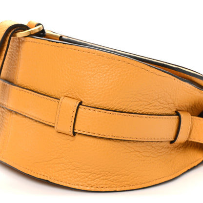 Chloe Grained Calfskin Small Marcie Saddle Bag Sunflower 8 of 8