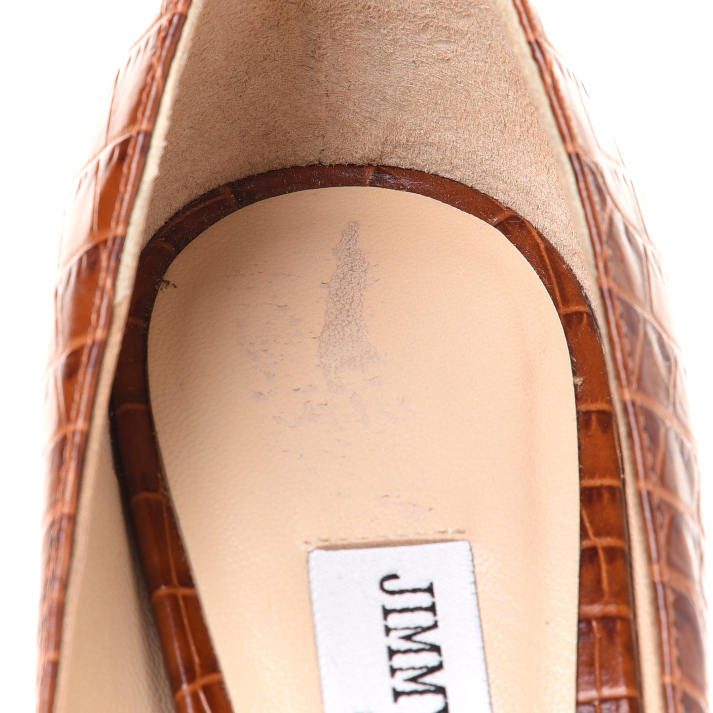 Crocodile Embossed Calfskin Love 85 Pump 39.5 Cuoio