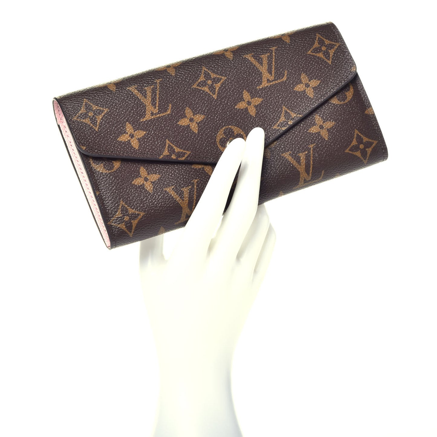 Monogram Sarah Wallet NM Rose Ballerine