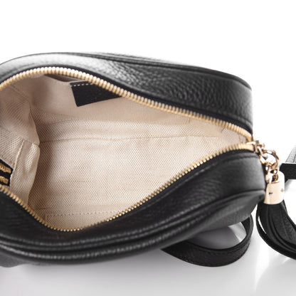 Gucci Pebbled Calfskin Small Soho Disco Bag Black 5 of 7