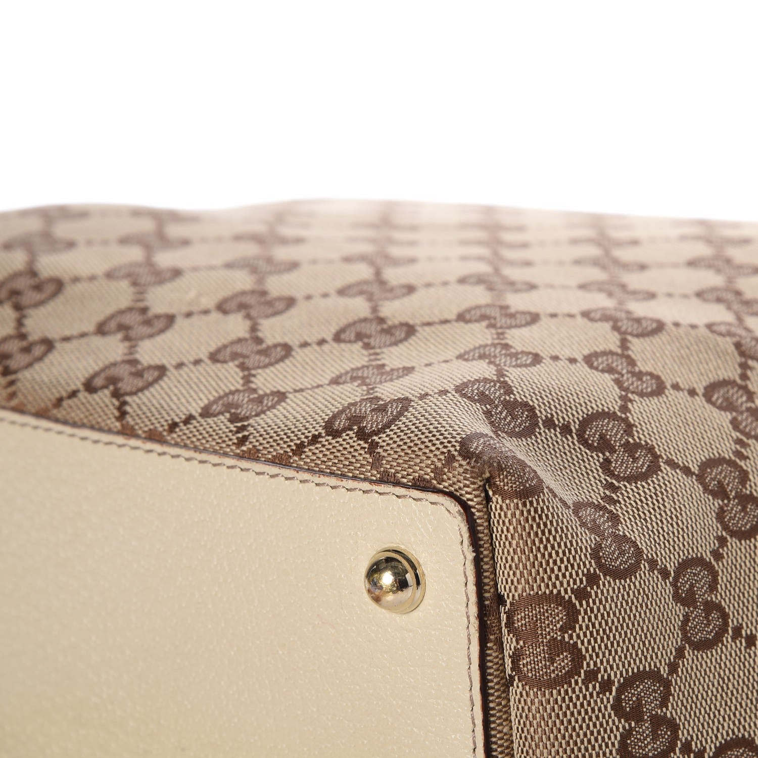 Gucci Monogram Large Eclipse Tote Beige White 13 of 13