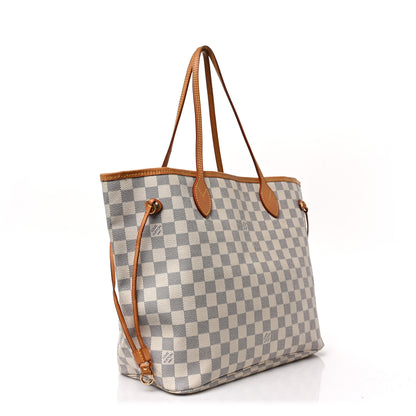 Louis Vuitton Damier Azur Neverfull MM 2 of 10