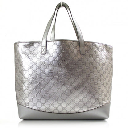 Gucci Guccissima Large Tote Silver 1 of 9