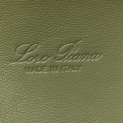 Loro Piana Grained Calfskin L19 Extra Pocket Pouch Sage Brush Leaves 6 of 10
