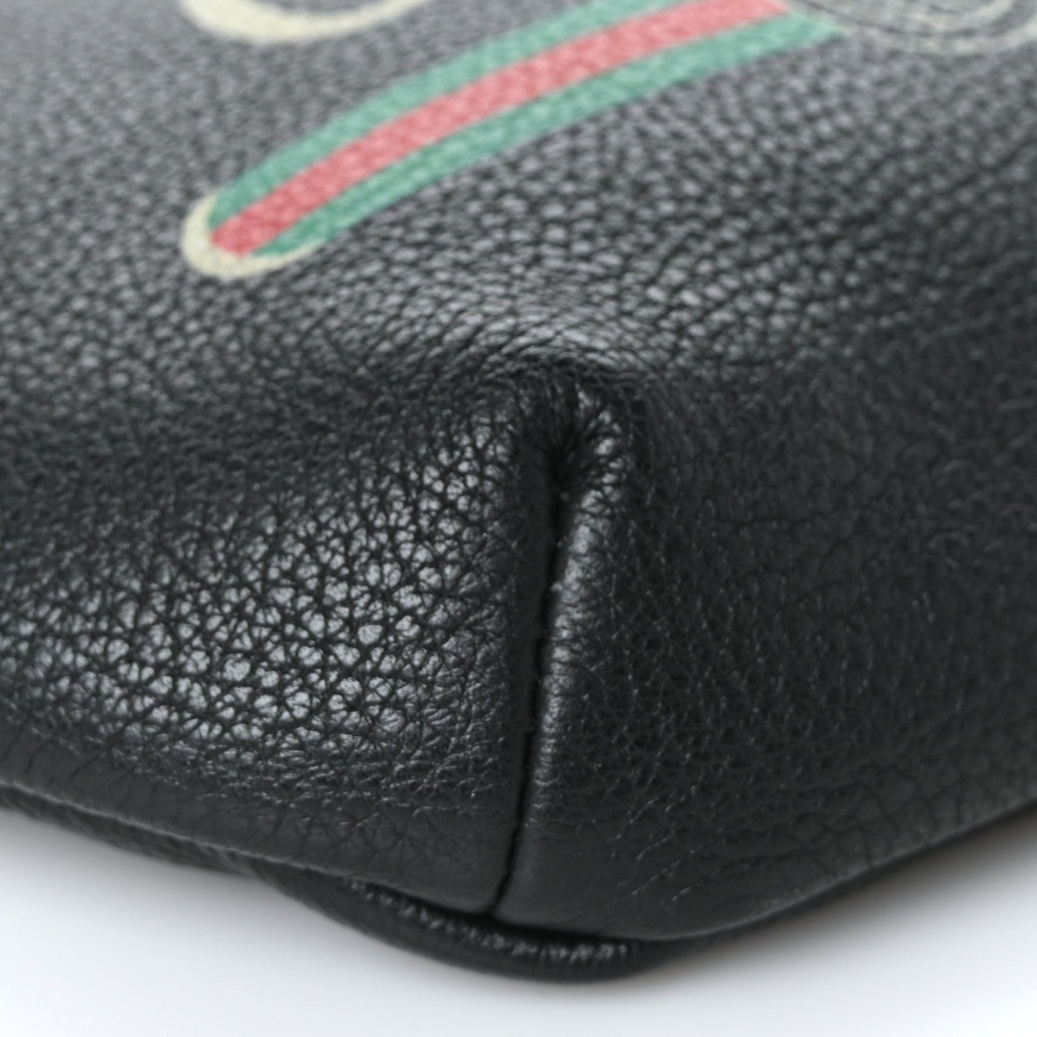 Gucci Grained Calfskin Small Logo Belt Bag Black 8 of 9
