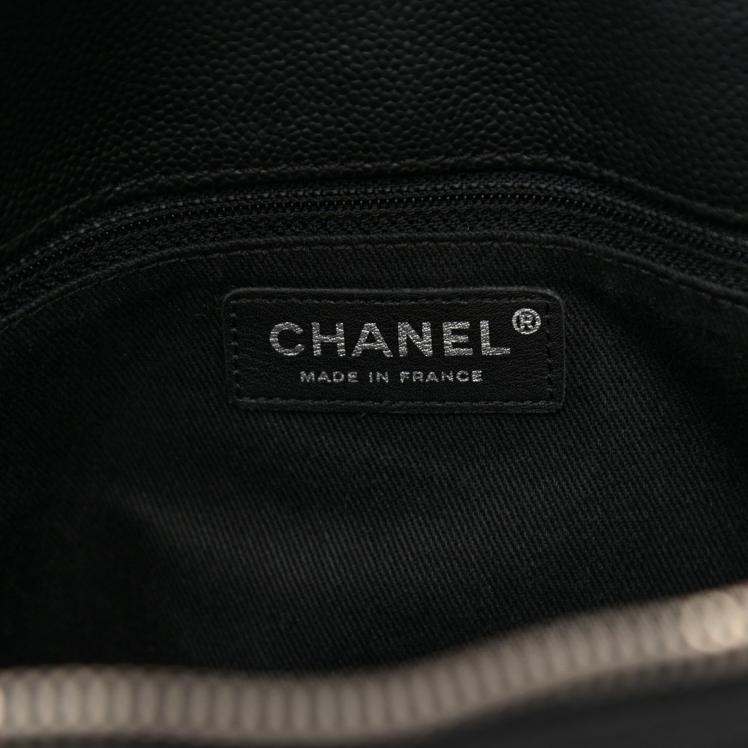 Chanel Caviar Diagonal Ligne Tote Black 6 of 13