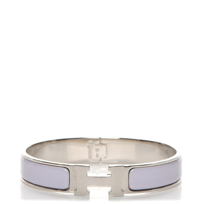 Hermes Enamel Narrow Clic Clac H Bracelet PM Parme 1 of 5
