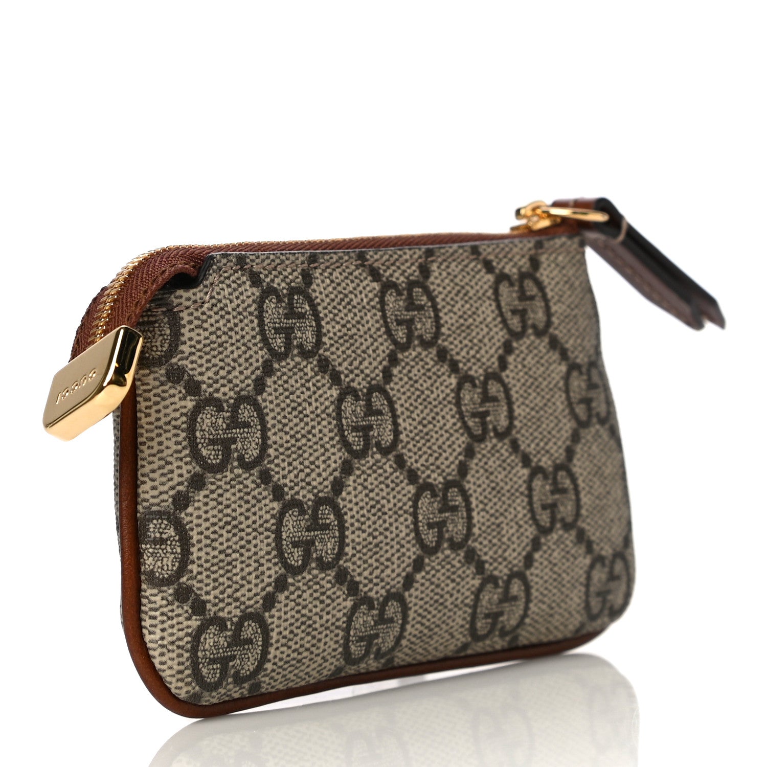 Gucci GG Supreme Monogram Key Case Brown 3 of 11