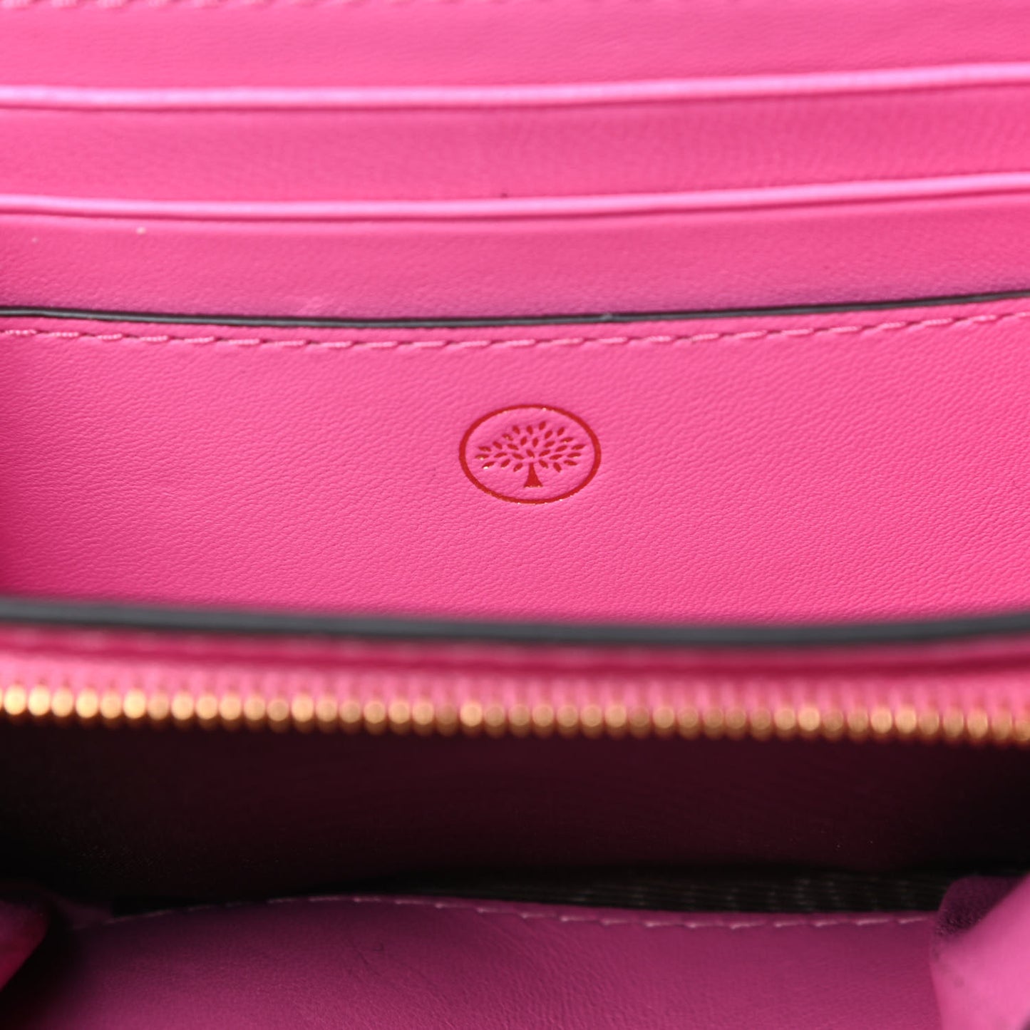 Crocodile Embossed Calfskin Small French Continental Wallet Raspberry Pink