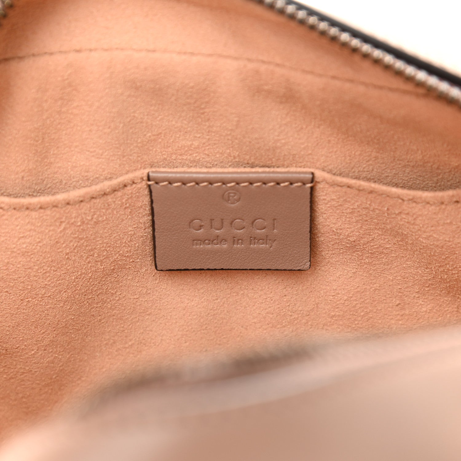 Gucci Calfskin Matelasse Small GG Marmont Chain Shoulder Bag Porcelain Rose 6 of 9