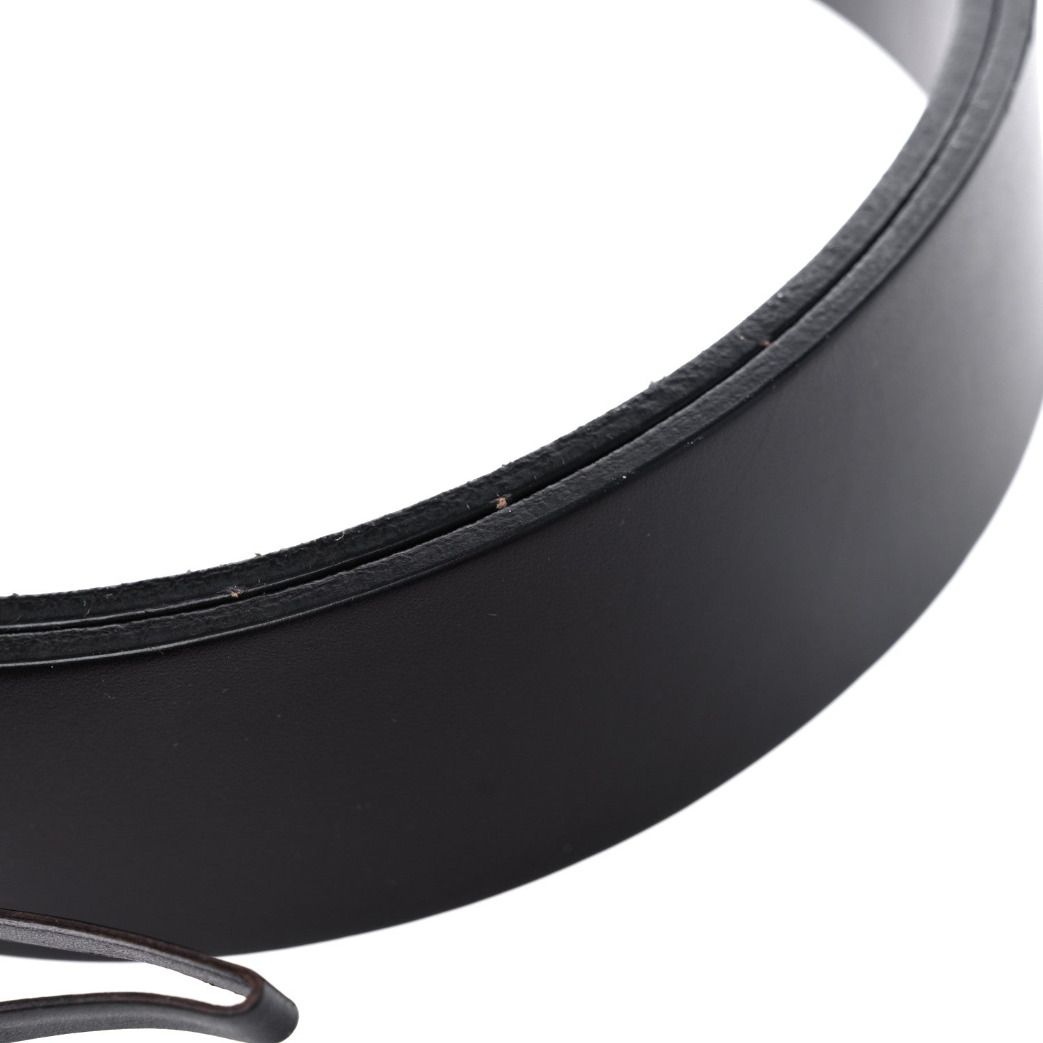 Gucci Calfskin Wood Interlocking G Belt 105 42 Brown 5 of 5