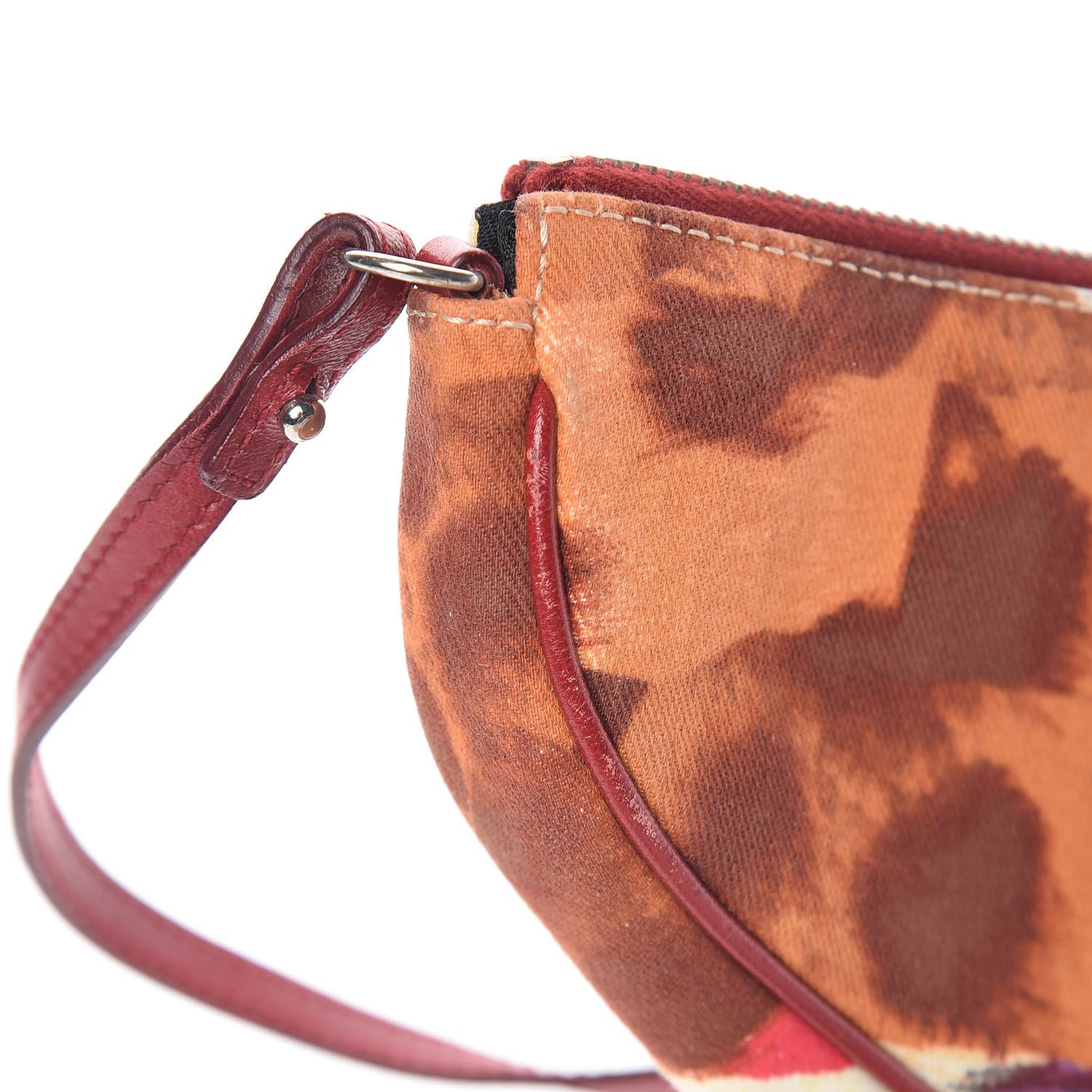 Canvas Le Victim Mini Saddle Pochette Red