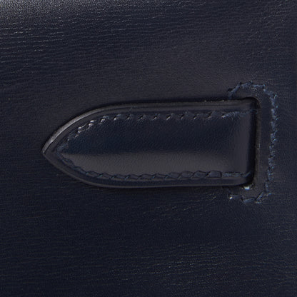 Hermes Box Kelly Retourne 32 Indigo 10 of 31