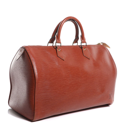 Louis Vuitton Epi Speedy 35 Kenyan Fawn 3 of 7