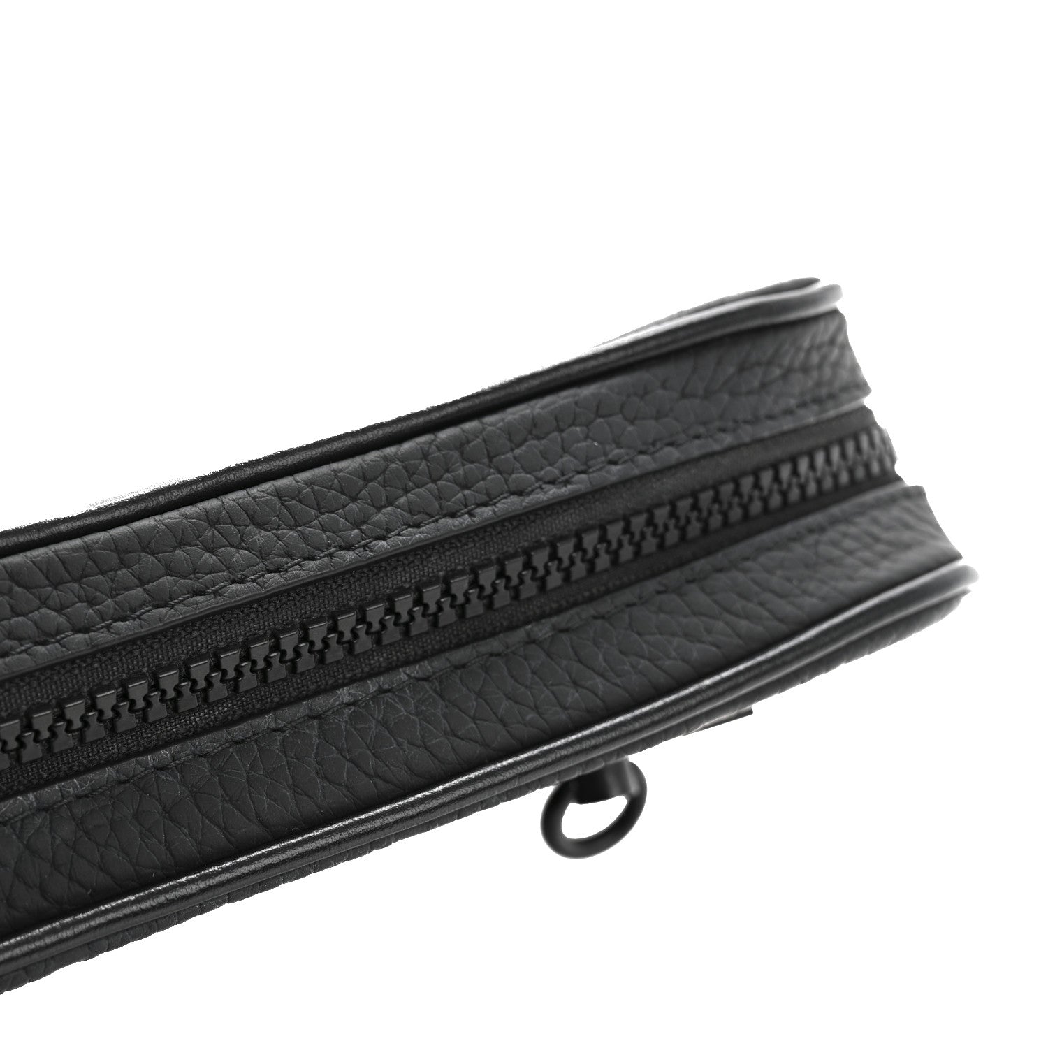 Louis Vuitton Taurillon Monogram Uniformes Solar Ray Soft Pochette Volga Belt Bag Black 9 of 11