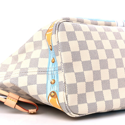 Louis Vuitton Damier Azur Summer Trunks Capri Neverfull MM 9 of 10