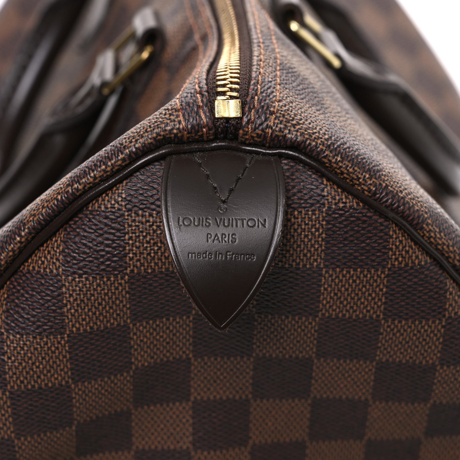 Louis Vuitton Damier Ebene Speedy 35 6 of 12