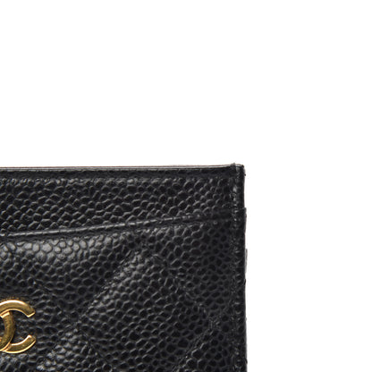 Chanel Caviar Quilted Card Holder Black 9 of 10