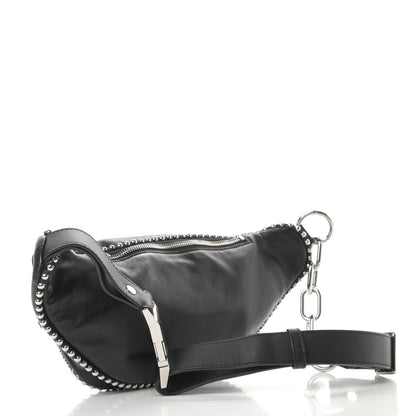 Alexander Wang Lambskin Attica Studded Belt Bag Black 3 of 10