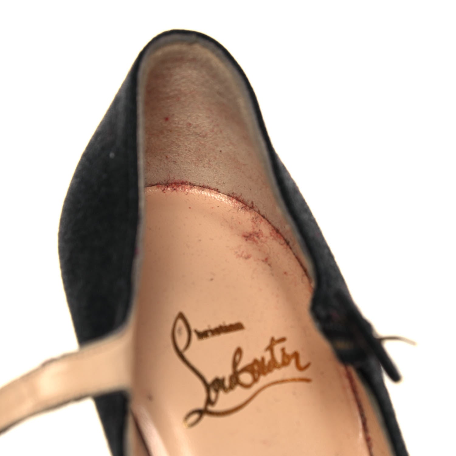 Christian Louboutin Flannel Lady Daf 160 Pumps 36.5 Black 9 of 12