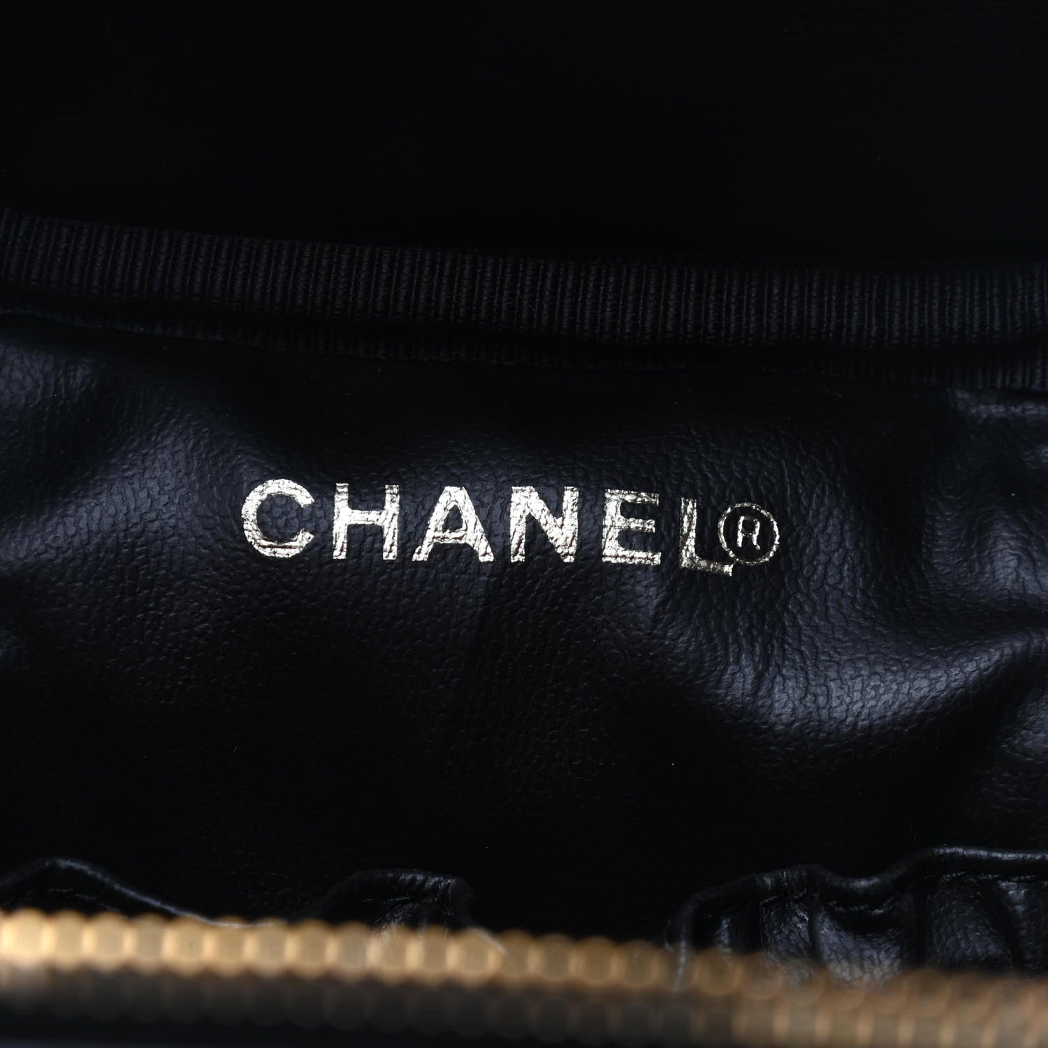 Chanel Caviar Vanity Cosmetic Case Black 6 of 8