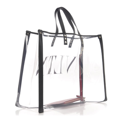 Valentino Garavani Plexy VLTN Large Shopping Bag Transparent 3 of 10