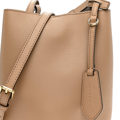 Burberry Haymarket Check Colours Small Lorne Bucket Crossbody Beige 7 of 13